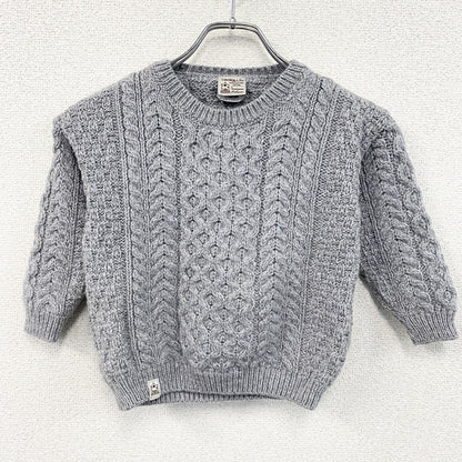 INVERALLAN　インバーアラン　ウールニットセーター　グレー