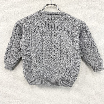 INVERALLAN　インバーアラン　ウールニットセーター　グレー