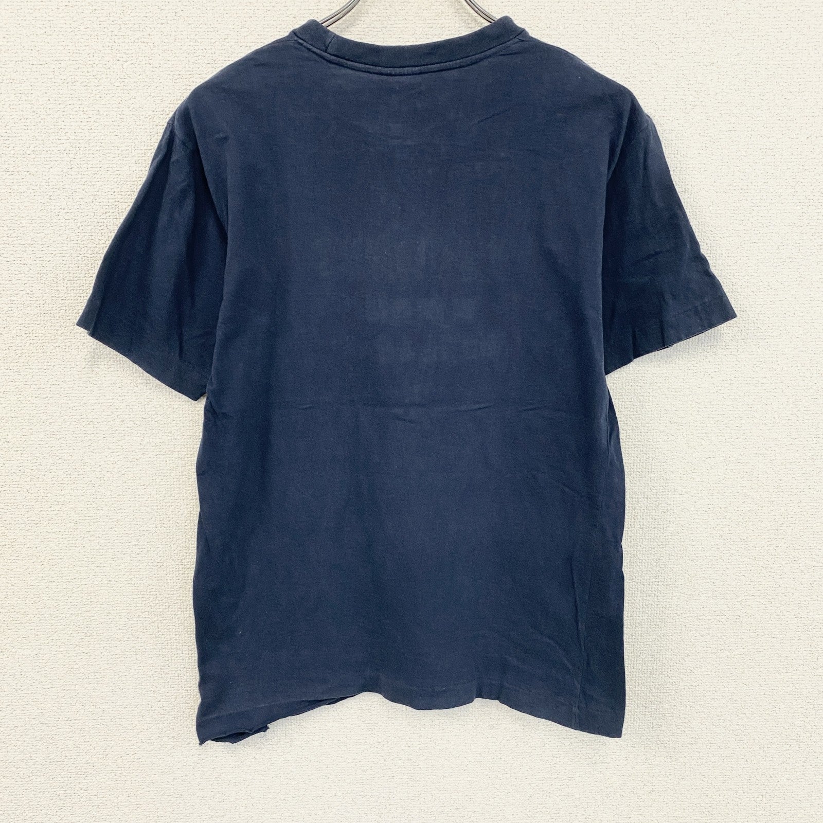 90s～　U.S.NAVY　アメリカ海軍　半袖プリントTシャツ　ヴィンテージ　シングルステッチ　紺　ネイビー　