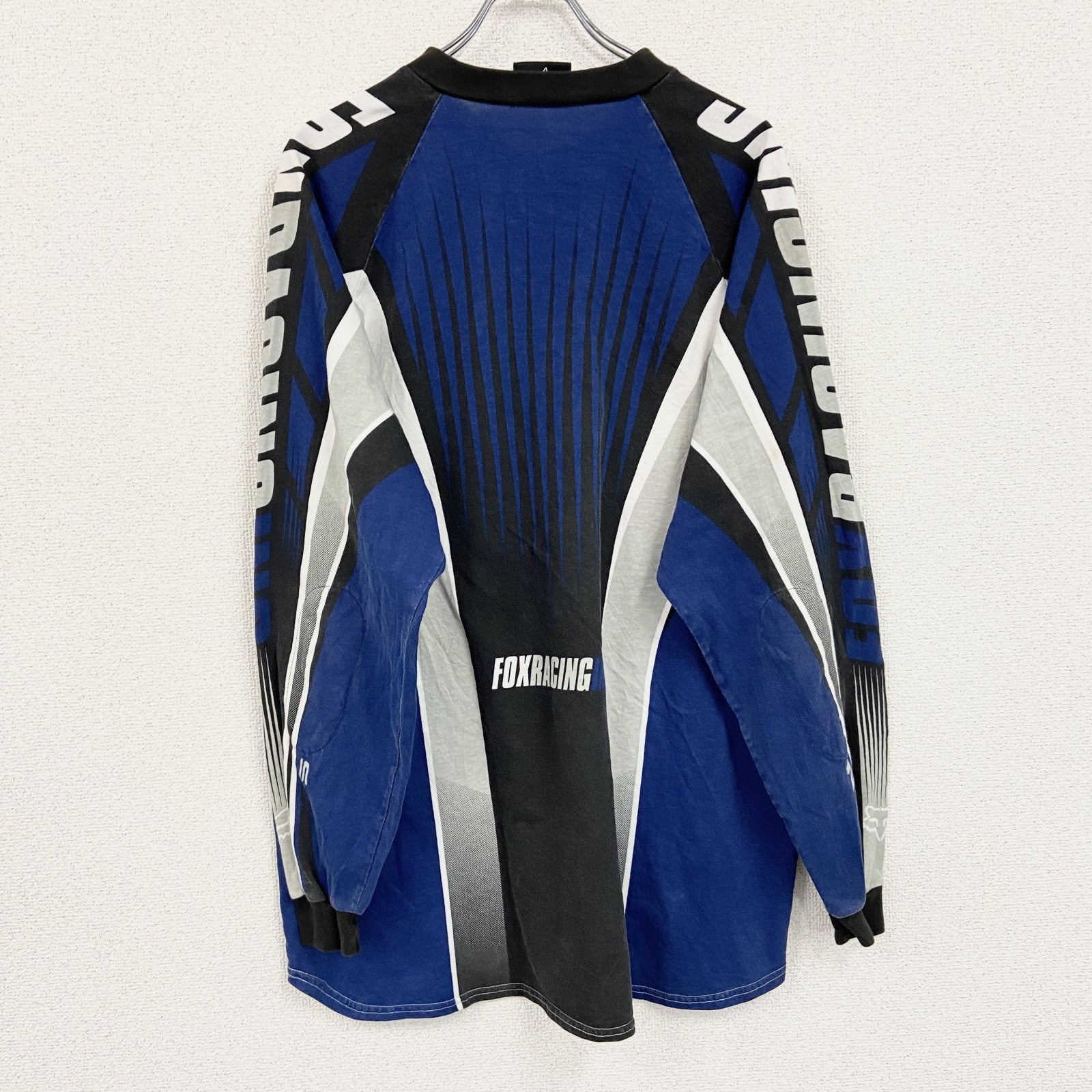 FOX Racing　フォックスレーシング　モトクロスジャージ　長袖Tシャツ/ロンT　青　ブルー　XLサイズ