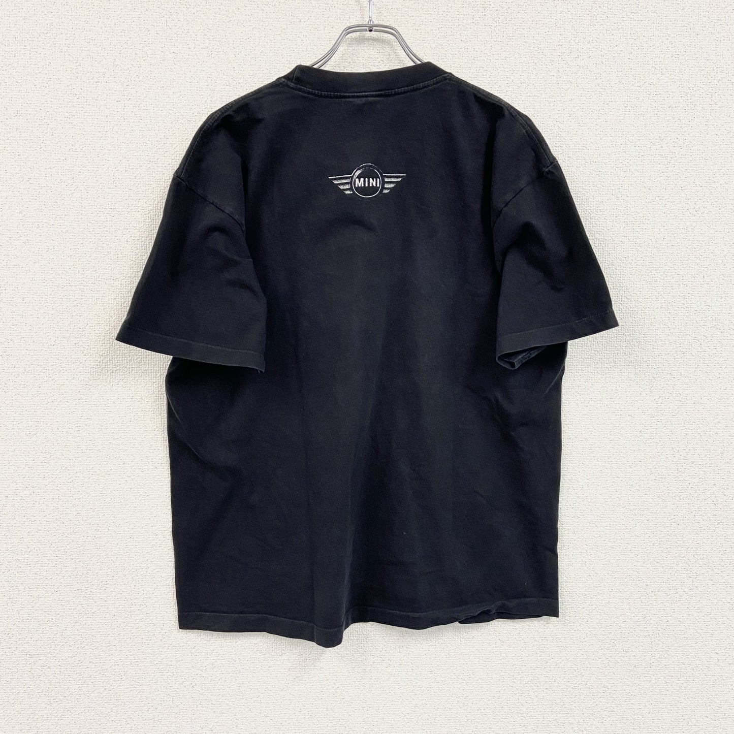 ～00s　SURVIVOHS　BMW MINI　半袖プリントTシャツ　企業ロゴ　ヴィンテージ　黒　ブラック　XLサイズ