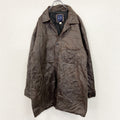 00s　OLD GAP　オールドギャップ　レザーカーコート　ヴィンテージ　焦げ茶　ダークブラウン　XLサイズ