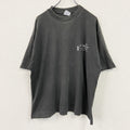 Hanes　ヘインズ　半袖プリントTシャツ　シングルステッチ　黒　ブラック　XLサイズ