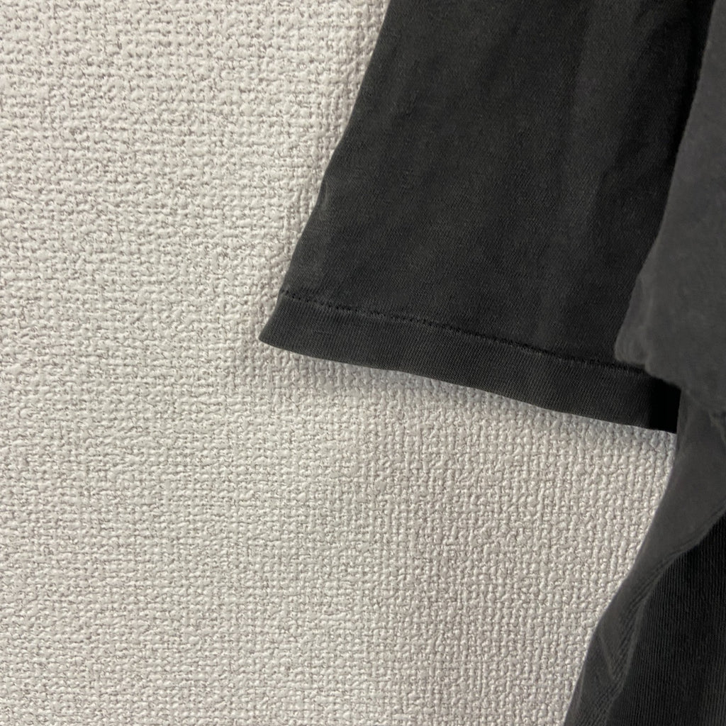 Hanes　ヘインズ　半袖プリントTシャツ　シングルステッチ　黒　ブラック　XLサイズ