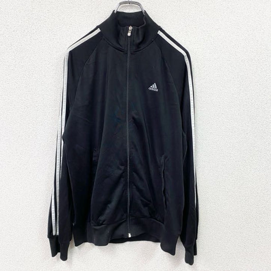 adidas　アディダス　トラックジャケット/ジャージ　黒　ブラック　Mサイズ
