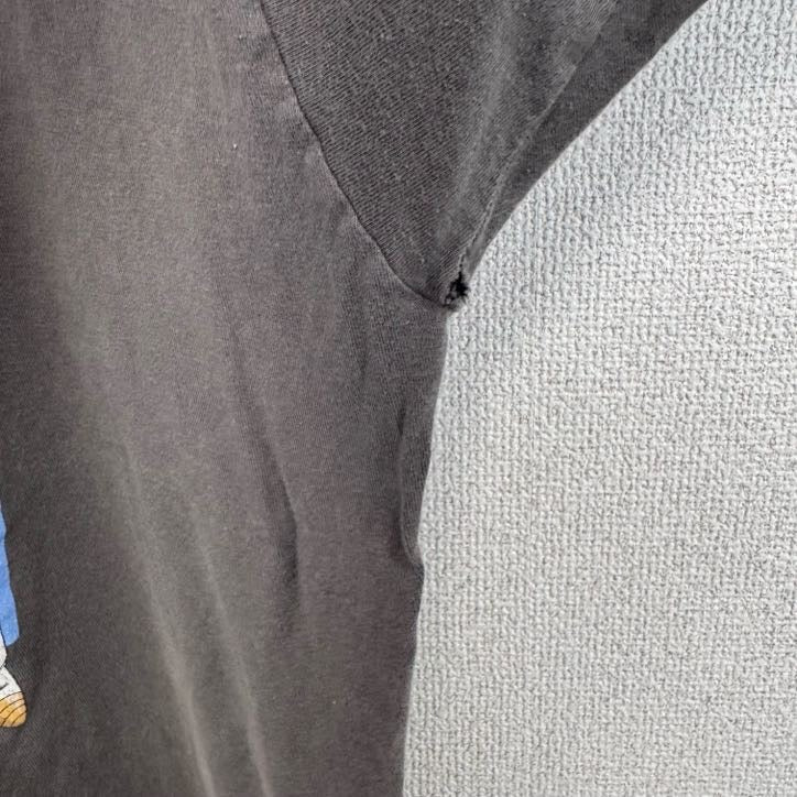 古着 used　DRAGON BALL Z　ドラゴンボールZ　半袖アニメプリントTシャツ　黒　ブラック　スミクロ　XLサイズ