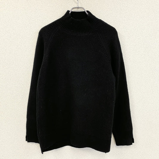 UNIQLO　ユニクロ　＋J　ジルサンダー　プレミアムラムケーブルハイネックセーター　黒　ブラック　Lサイズ