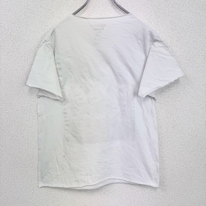 古着 used　カウボーイビバップ　COWBOY BEBOP　半袖アニメプリントTシャツ　カットオフ　白　ホワイト　Mサイズ