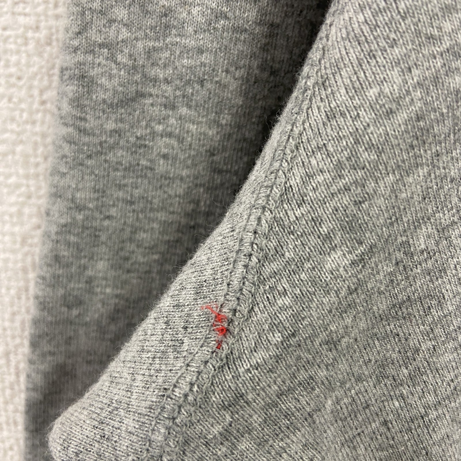 POLO by Ralph Lauren　コットンニットセーター　ヘンリーネック　灰色　グレー　Sサイズ
