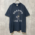 古着 used　GILDAN ギルダン　ROADMEN　半袖プリントTシャツ　黒　ブラック　レトロデザイン　XLサイズ