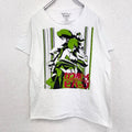 古着 used　カウボーイビバップ　COWBOY BEBOP　半袖アニメプリントTシャツ　カットオフ　白　ホワイト　Mサイズ
