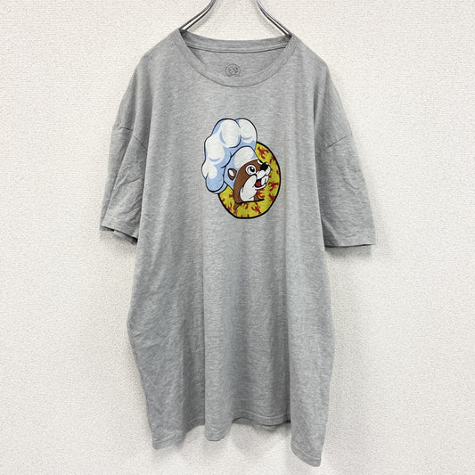 Buc-ee’ｓ　バッキーズ　半袖プリントTシャツ 　企業T　キャラクターT　灰色　グレー　3XLサイズ