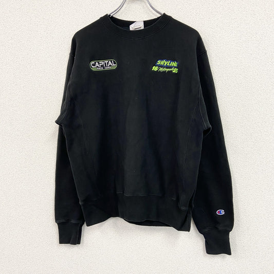 Champion　チャンピオン　リバースウィーブ　スウェット/トレーナー　黒　ブラック　Mサイズ