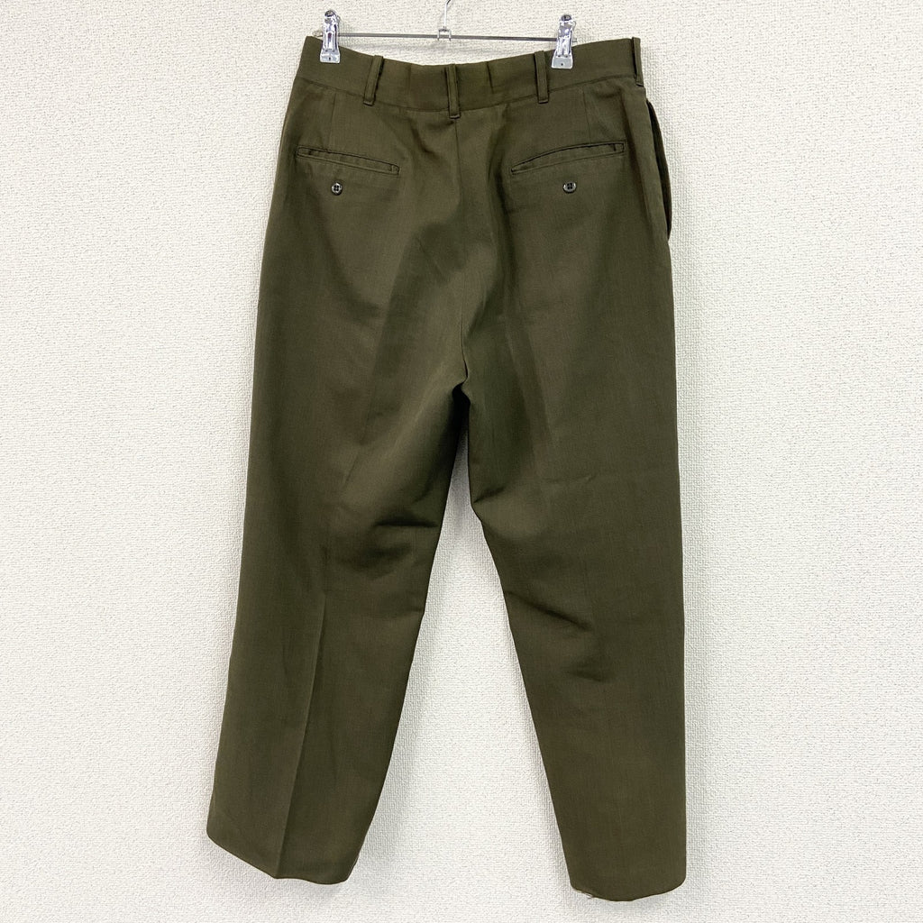 00s　DSCP　米軍　ミリタリーパンツ/スラックスパンツ　ヴィンテージ　ジップフライ　茶色　ブラウン　W34サイズ