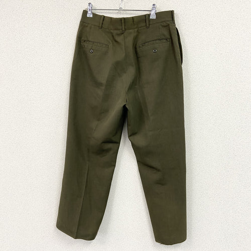 00s　DSCP　米軍　ミリタリーパンツ/スラックスパンツ　ヴィンテージ　ジップフライ　茶色　ブラウン　W34サイズ
