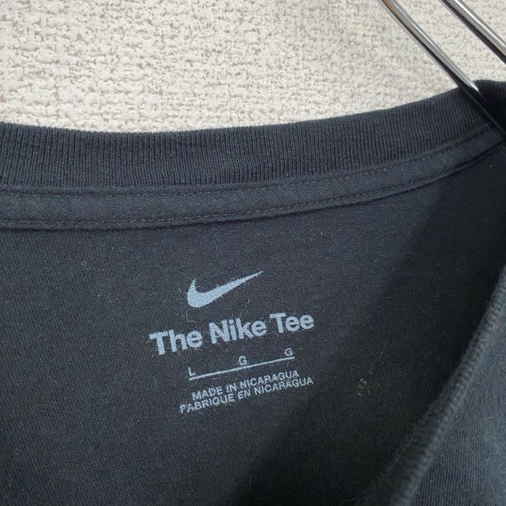 古着 used　NIKE　ナイキ　長袖スウェット　ワシントン・コマンダーズ　クルーネック　黒　ブラック　Lサイズ