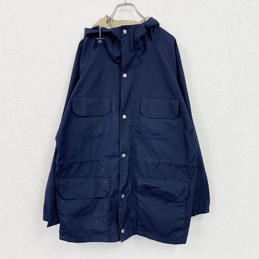 BRUNATT　マウンテンパーカー/フーディー　4つポケット　フラップポケット　紺　ネイビー　Lサイズ