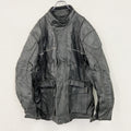 DRES　レザージャケット　ダブルライダースジャケット　ベルト付き　黒　ブラック　XXLサイズ
