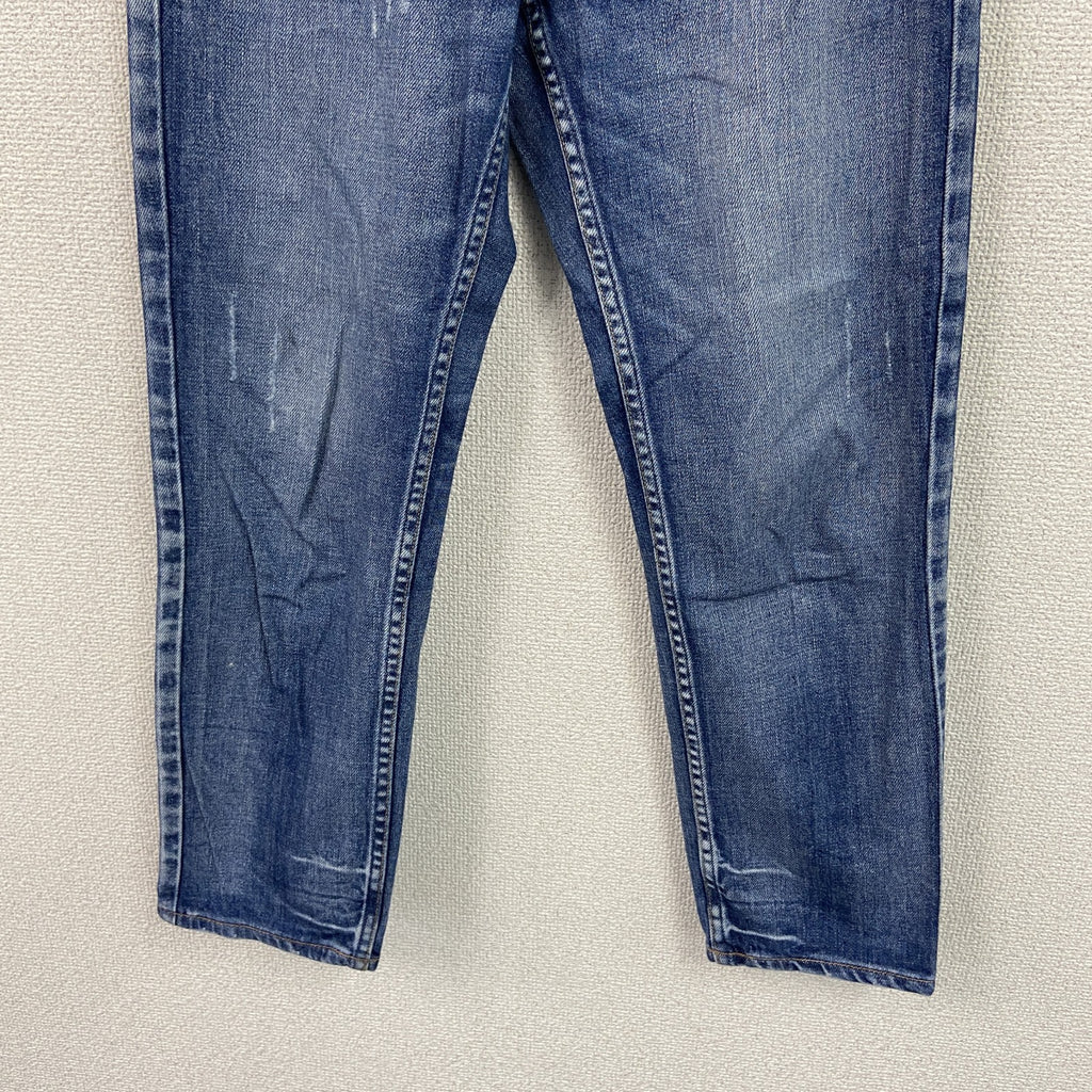 upper hights デニムパンツジーンズ　ボタンフライ　インディゴ　W22サイズ