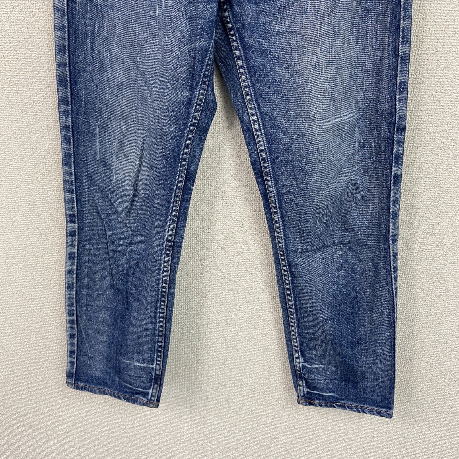 upper hights デニムパンツジーンズ　ボタンフライ　インディゴ　W22サイズ