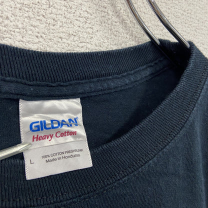GILDAN　ギルダン　長袖アニメTシャツ/ロンT　遊戯王　黒　ブラック　Lサイズ