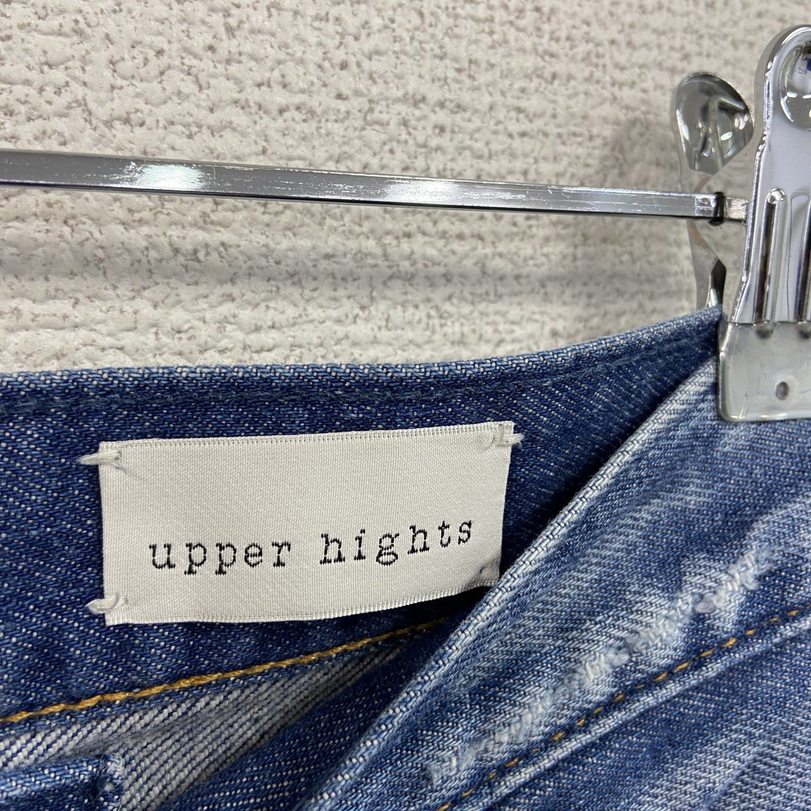 upper hights デニムパンツジーンズ　ボタンフライ　インディゴ　W22サイズ