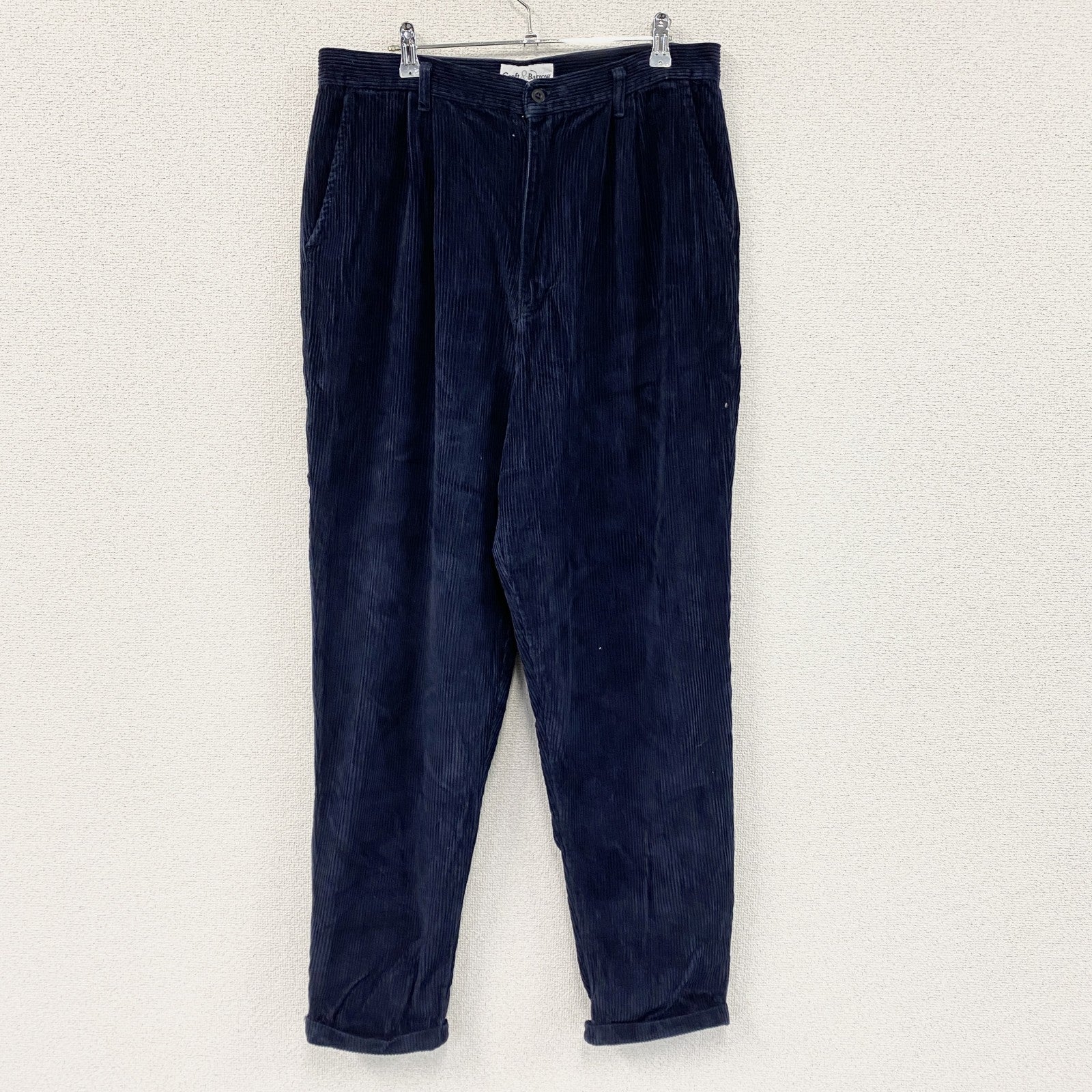 Croft＆Barrow　クラフト＆バロウ　コーデュロイパンツ　紺　ネイビー　16LONGサイズ
