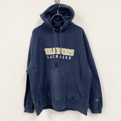 Champion　チャンピオン　リバースウィーブ　スウェットパーカー/フーディー　単色タグ　復刻　紺　ネイビー　XLサイズ