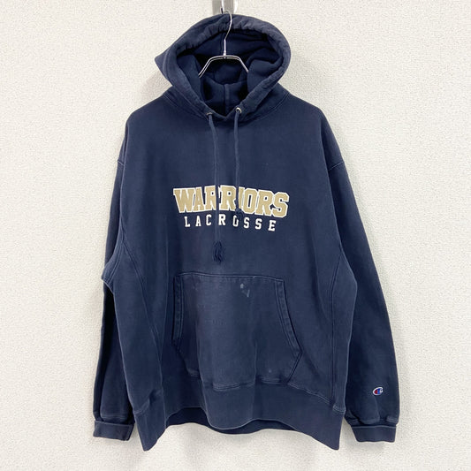Champion　チャンピオン　リバースウィーブ　スウェットパーカー/フーディー　単色タグ　復刻　紺　ネイビー　XLサイズ