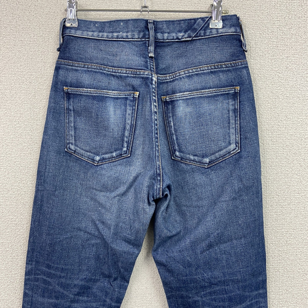 upper hights デニムパンツジーンズ　ボタンフライ　インディゴ　W22サイズ