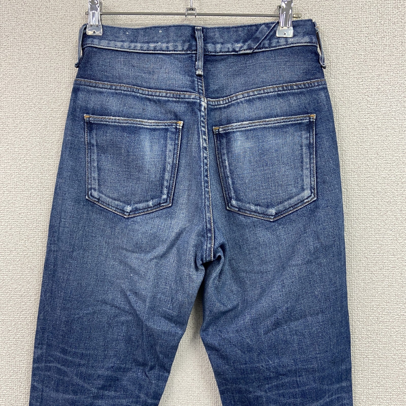 upper hights デニムパンツジーンズ　ボタンフライ　インディゴ　W22サイズ