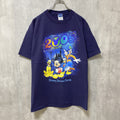 古着 used　2005　Disney　ディズニー　ヴィンテージ　キャラクター　半袖プリントTシャツ　ネイビー　紺　クルーネック