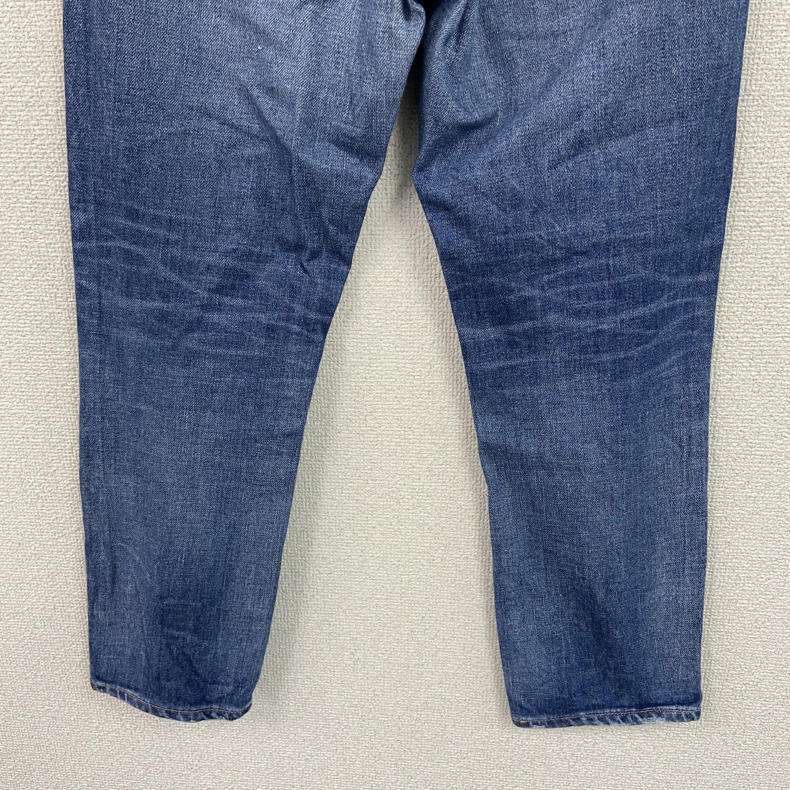upper hights デニムパンツジーンズ　ボタンフライ　インディゴ　W22サイズ
