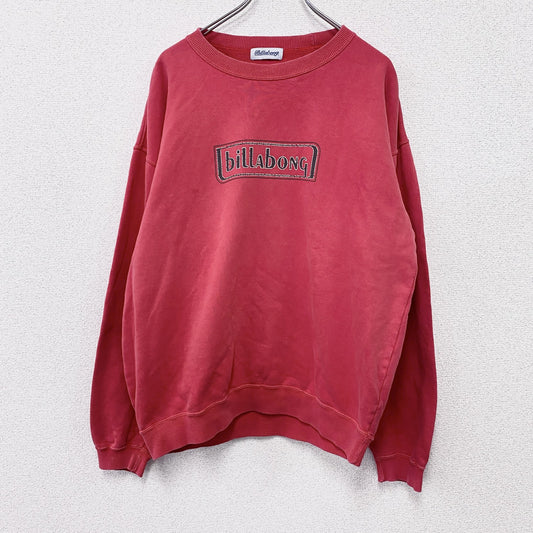 Billabong　ビラボン　スウェット/トレーナー　赤　レッド