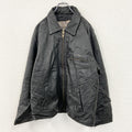 NATURAL WEAR　レザージャケット　シングルライダースジャケット　襟付き　茶　ダークブラウン　Mサイズ