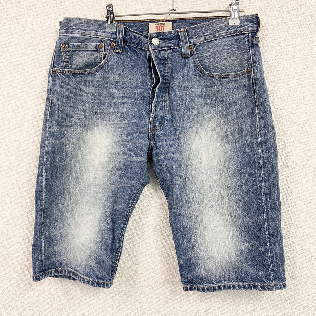 Levi's　リーバイス　501　ハーフデニムパンツ/ショートパンツ　ボタンフライ　インディゴ　W34サイズ