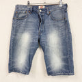 Levi's　リーバイス　501　ハーフデニムパンツ/ショートパンツ　ボタンフライ　インディゴ　W34サイズ