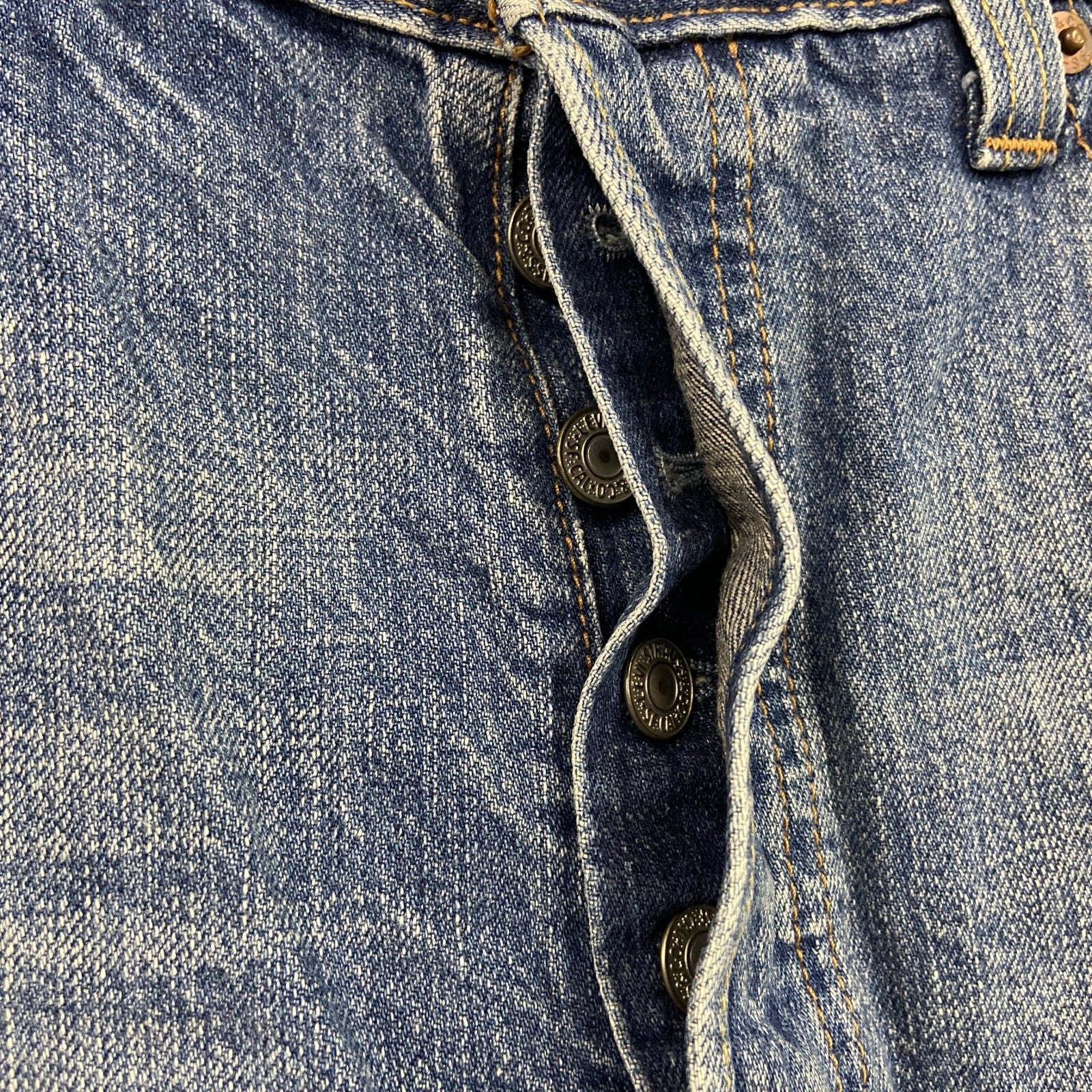 Levi's　リーバイス　501　ハーフデニムパンツ/ショートパンツ　ボタンフライ　インディゴ　W34サイズ