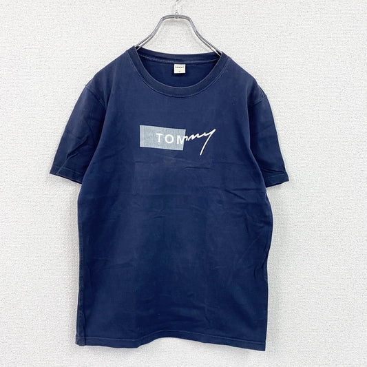 TOMMY HILFIGER　トミーヒルフィガー　半袖プリントTシャツ　紺　ネイビー　Mサイズ