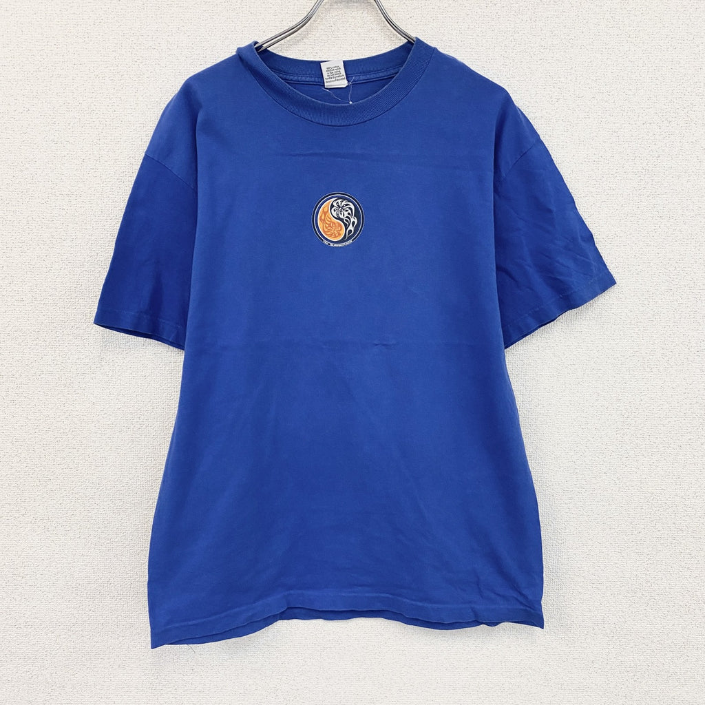 00s　T＆C Surf Designs　タウン＆カントリー　半袖プリントTシャツ　ヴィンテージ　ブルー　Lサイズ