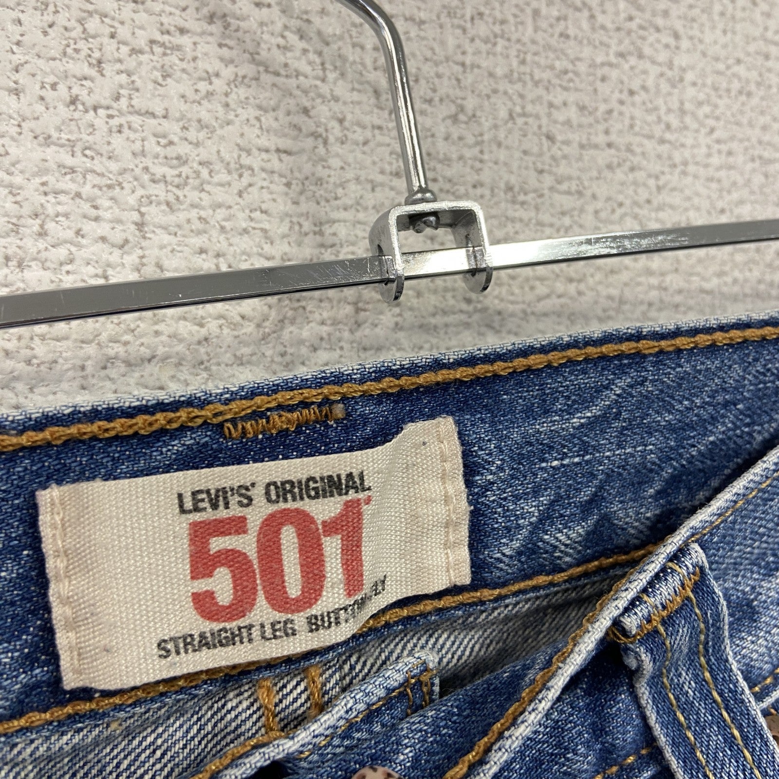 Levi's　リーバイス　501　ハーフデニムパンツ/ショートパンツ　ボタンフライ　インディゴ　W34サイズ