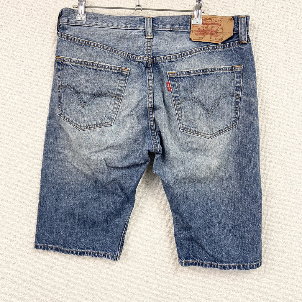 Levi's　リーバイス　501　ハーフデニムパンツ/ショートパンツ　ボタンフライ　インディゴ　W34サイズ