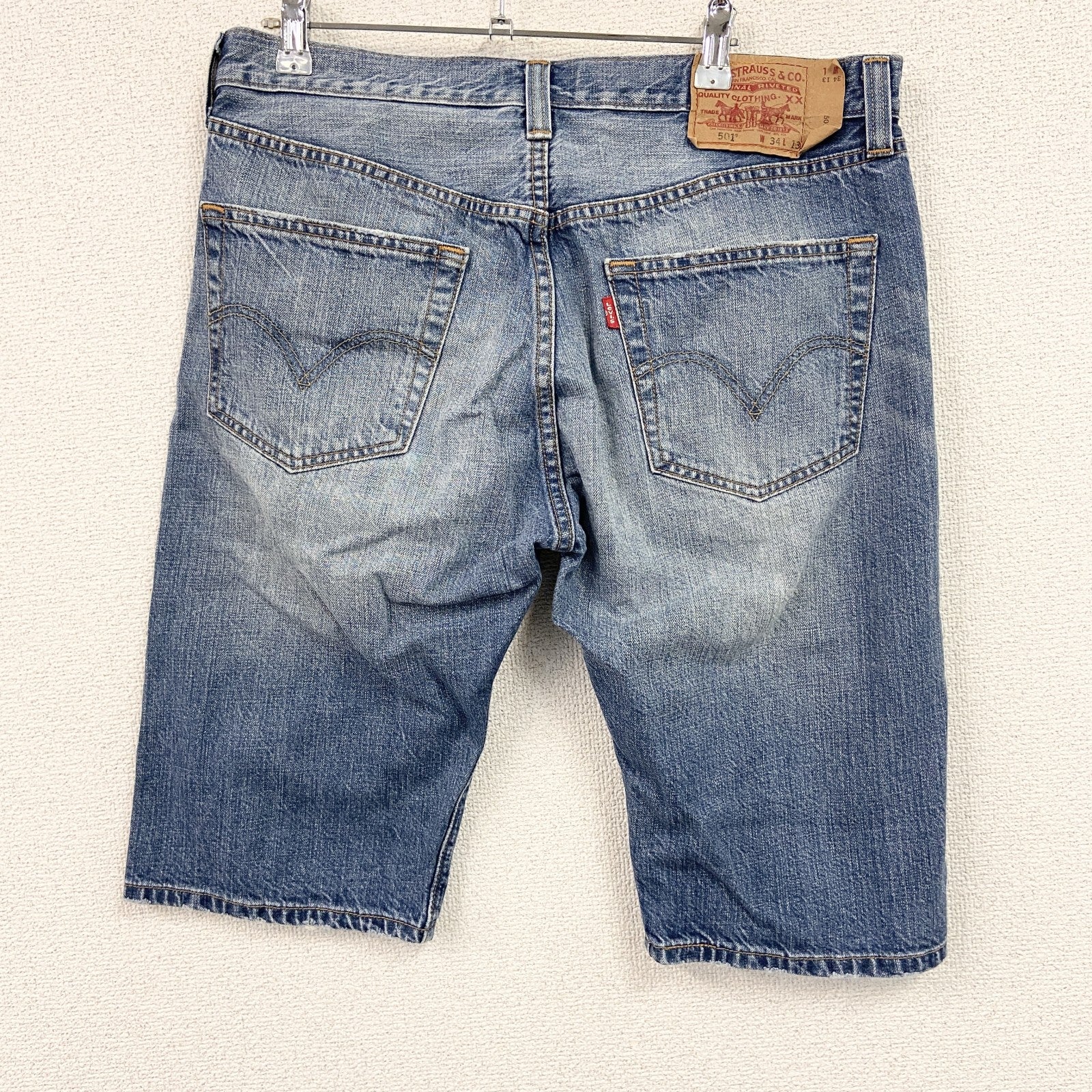 Levi's　リーバイス　501　ハーフデニムパンツ/ショートパンツ　ボタンフライ　インディゴ　W34サイズ