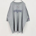 古着 used　NFL　半袖刺プリントTシャツ　ダラス・カウボーイズ　クルーネック　灰色　グレー　XXXLサイズ