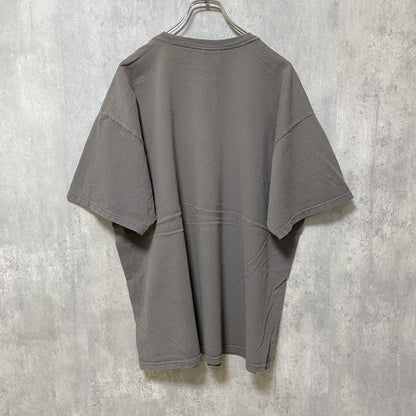 古着 used　GILDAN　ギルダン　半袖プリントTシャツ　グレー　レトロ　デザイン　個性的　クルーネック　オーバーサイズ