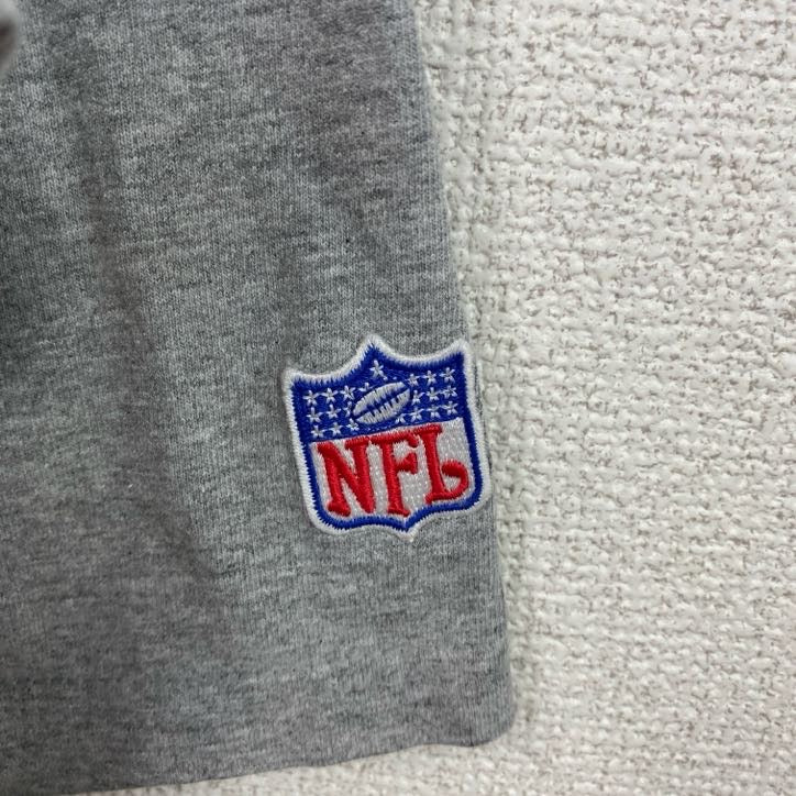 古着 used　NFL　半袖刺プリントTシャツ　ダラス・カウボーイズ　クルーネック　灰色　グレー　XXXLサイズ