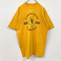 古着 used　Reebok　リーボック　半袖プリントTシャツ　ピッツバーグスティーラーズ　クルーネック　黄色　イエロー　Ｍサイズ