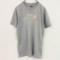 古着 used　THE NORTH FACE　ザノースフェイス　半袖ロゴプリントTシャツ　霜降りグレー　Sサイズ