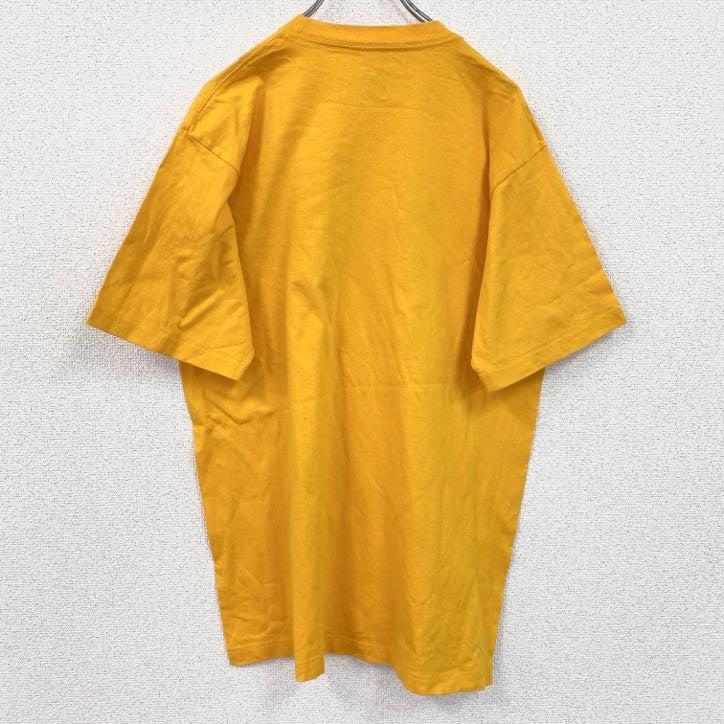 古着 used　Reebok　リーボック　半袖プリントTシャツ　ピッツバーグスティーラーズ　クルーネック　黄色　イエロー　Ｍサイズ
