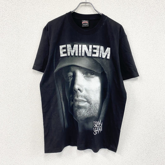 ROCK@TEES　EMINEM　エミネム　半袖プリントTシャツ　黒　ブラック　Lサイズ